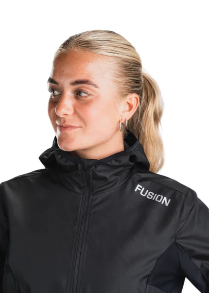 FUSION | TEMPO TWO Run Jacket | Dames | Black