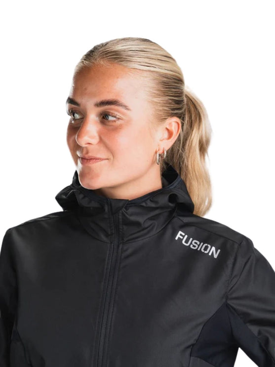 FUSION | TEMPO TWO Run Jacket | Dames | Black
