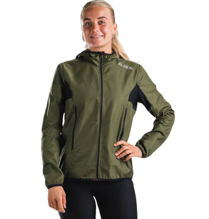 FUSION | TEMPO TWO Run Jacket | Dames | Green