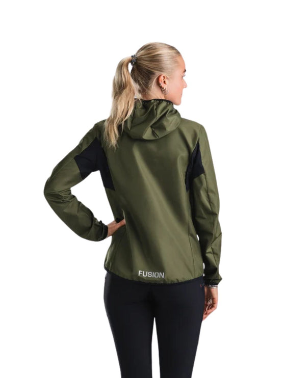 FUSION | TEMPO TWO Run Jacket | Dames | Green