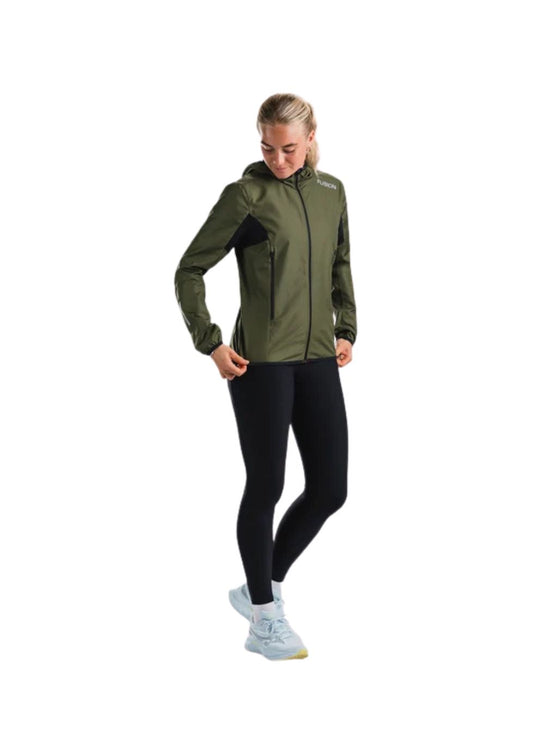 FUSION | TEMPO TWO Run Jacket | Dames | Green