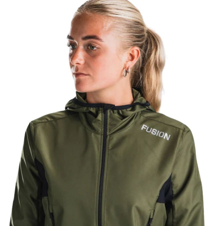 FUSION | TEMPO TWO Run Jacket | Dames | Green