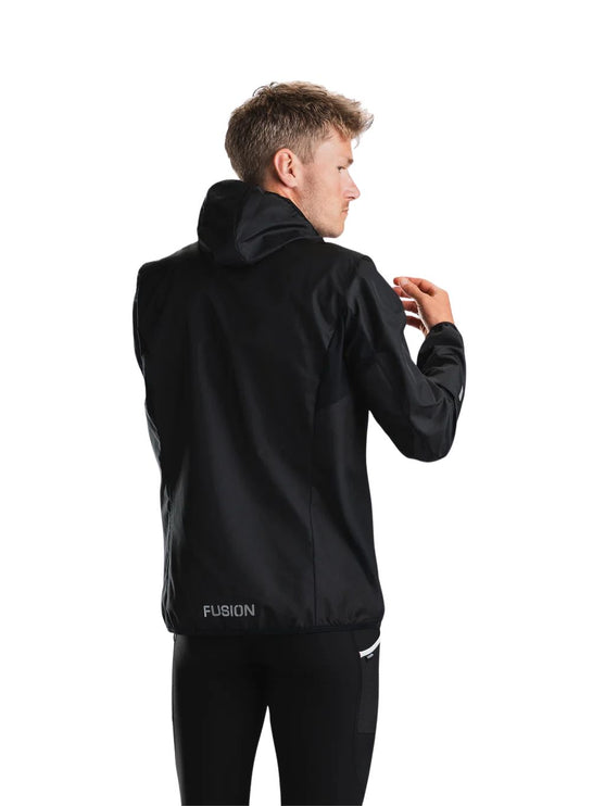 FUSION | TEMPO TWO Run Jacket | Heren | Black