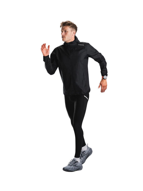 FUSION | TEMPO TWO Run Jacket | Heren | Black