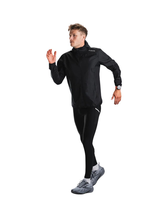 FUSION | TEMPO TWO Run Jacket | Heren | Black