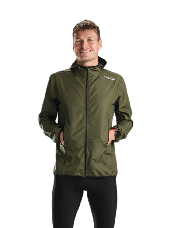 FUSION | TEMPO TWO Run Jacket | Heren | Green
