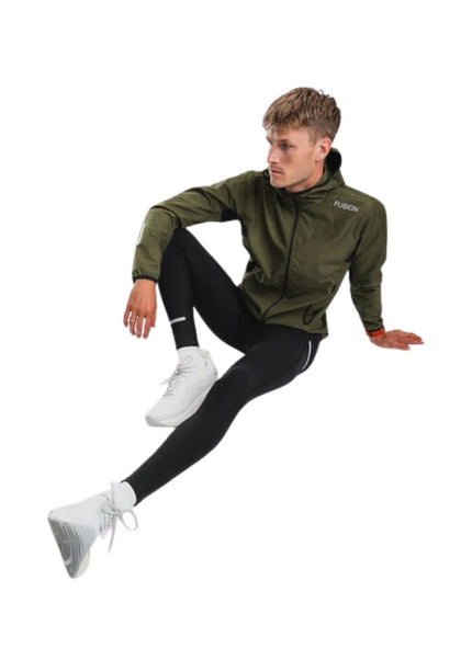 FUSION | TEMPO TWO Run Jacket | Heren | Green