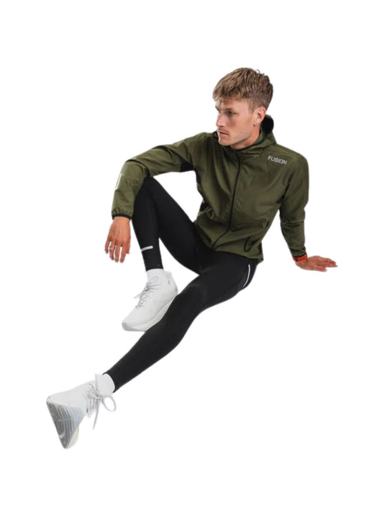 FUSION | TEMPO TWO Run Jacket | Heren | Green