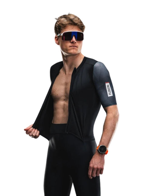 FUSION | TEMPO TWO Trisuit | Unisex | Black