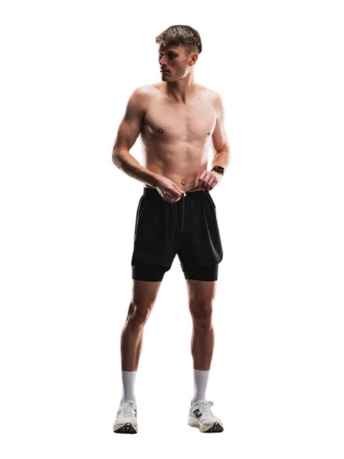 FUSION | TEMPO! ONE Run Shorts | Heren | Black