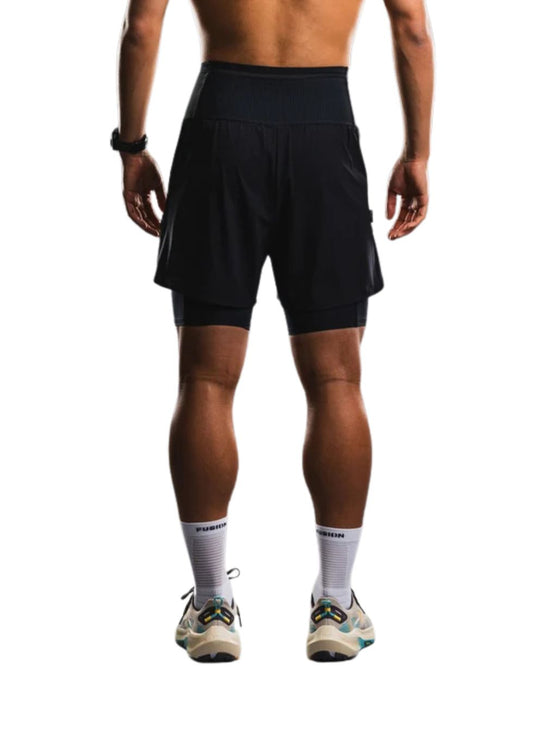 FUSION | TEMPO! PRO Trail Shorts | Unisex | Black