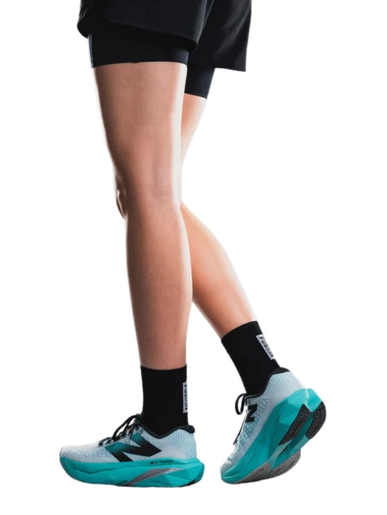 FUSION | TEMPO! TWO Run Sock | Dames | Black