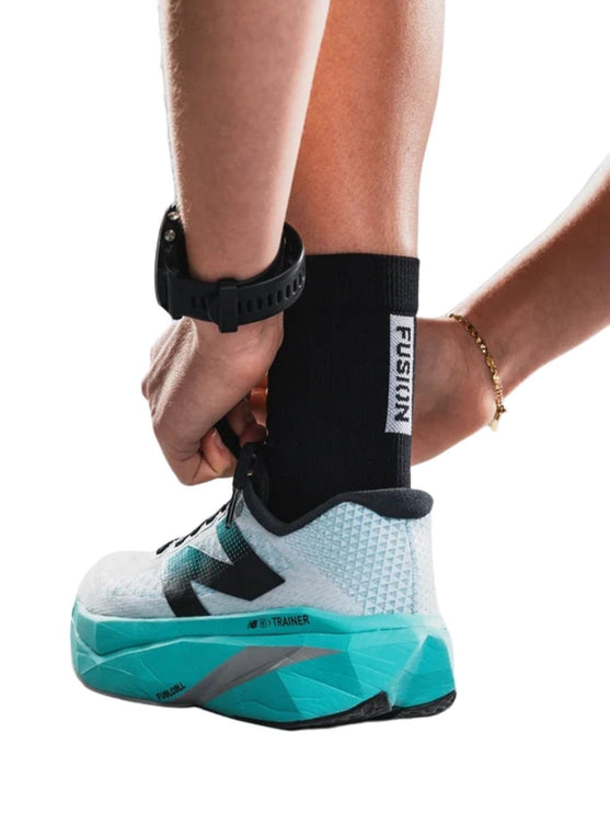 FUSION | TEMPO! TWO Run Sock | Dames | Black