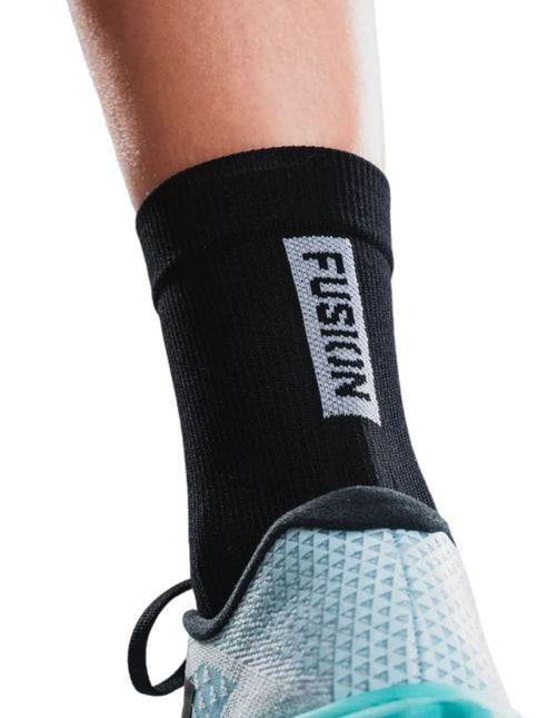 FUSION | TEMPO! TWO Run Sock | Dames | Black