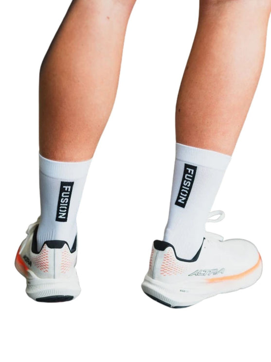 FUSION | TEMPO! TWO Run Sock | Dames | White