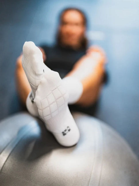 FUSION | TEMPO! TWO Run Sock | Dames | White