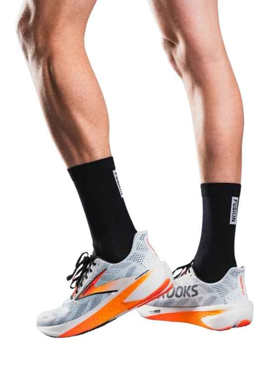 FUSION | TEMPO! TWO Run Sock | Heren | Black