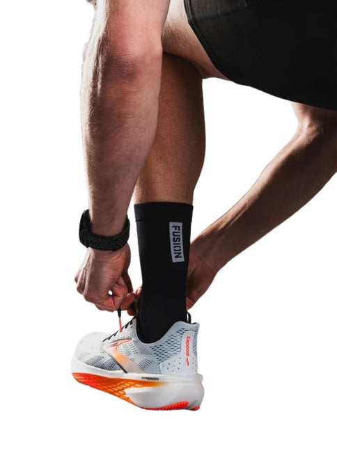 FUSION | TEMPO! TWO Run Sock | Heren | Black