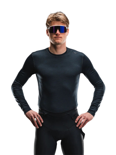 FUSION | Technical Merino 150 Baselayer LS | Unisex | Dark Grey