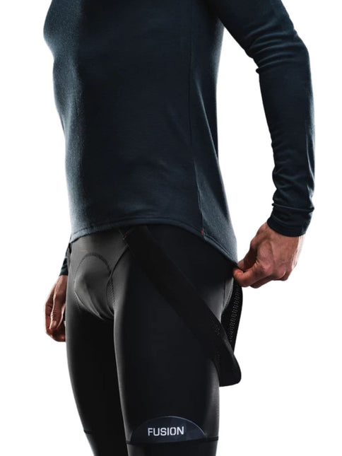 FUSION | Technical Merino 150 Baselayer LS | Unisex | Dark Grey