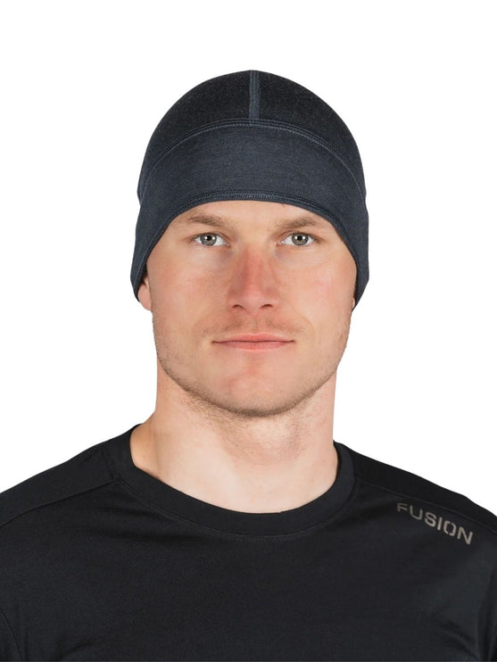 FUSION | Technical Merino Beanie | Dark Grey