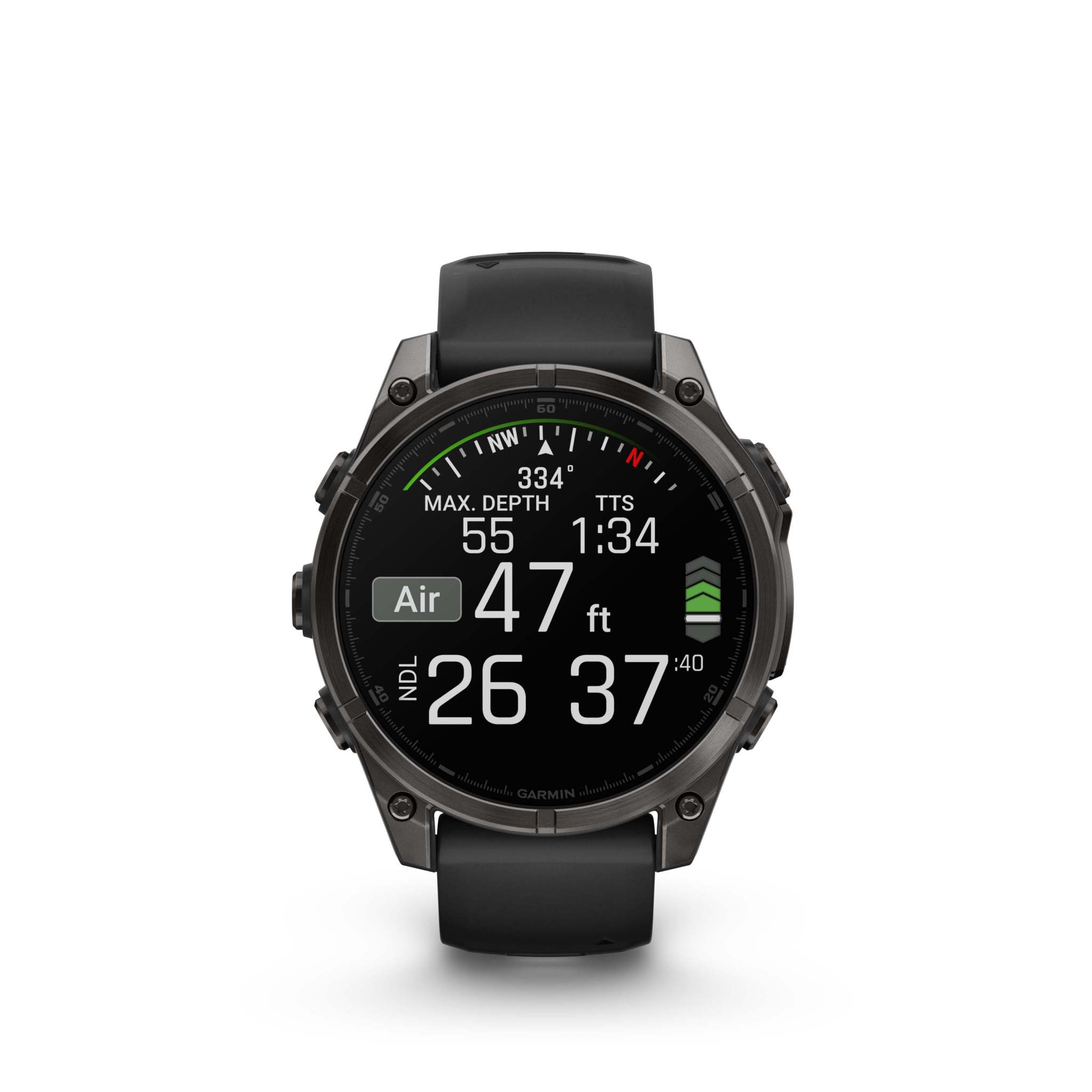Garmin Fenix 8 Carbon Grey 47 MM Sporthorloge bij TriathlonWorld Triathlonworld