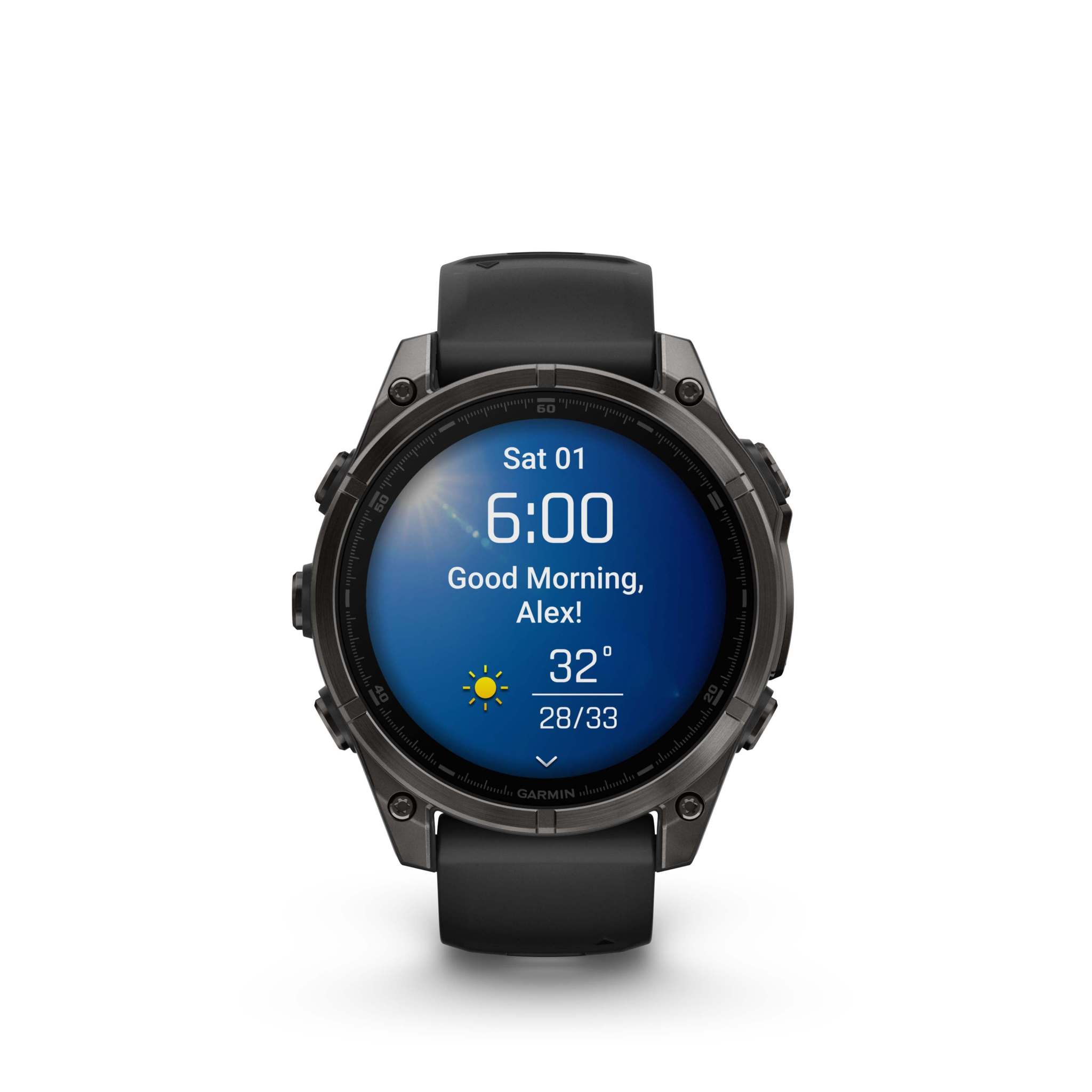 Garmin Fenix 8 Carbon Grey 47 MM Sporthorloge bij TriathlonWorld Triathlonworld