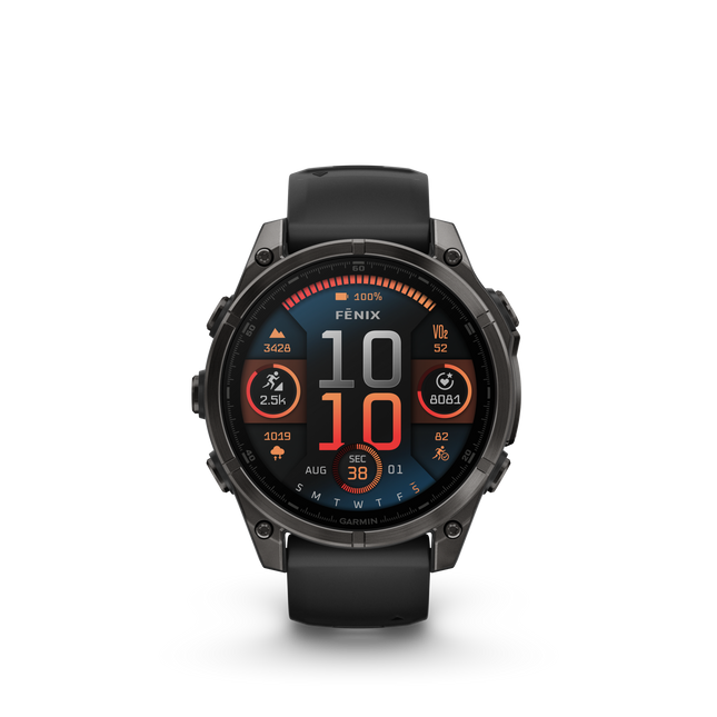 Garmin Fenix 8 | Carbon Grau | Saphir | 47 MM