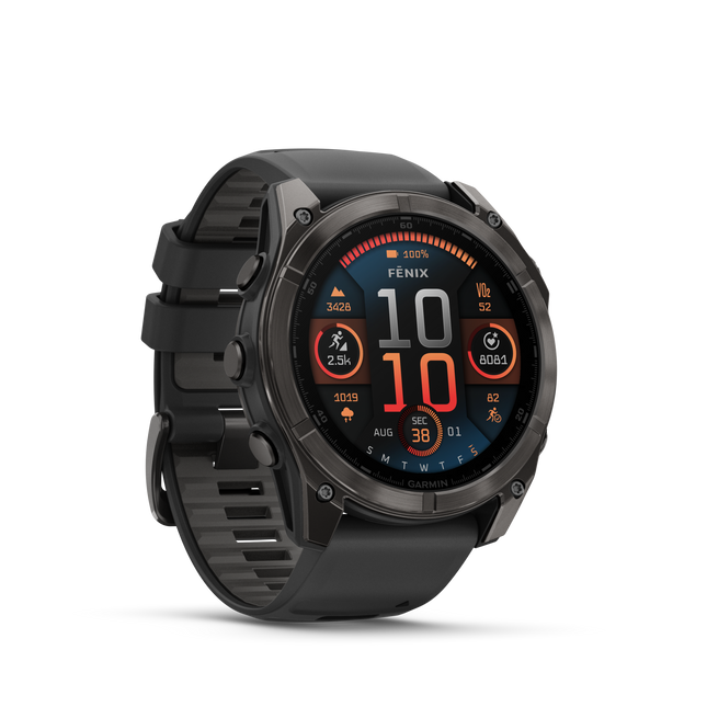 Garmin | Fenix 8 | Carbon Grau | Saphir | 51 MM