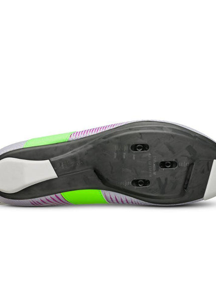 Fizik | Transiro Hydra Aeroweave | Carbon Triathlon Shoe | Violet / Green