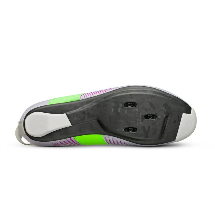 Fizik | Transiro Hydra Aeroweave | Carbon Triathlon Shoe | Violet / Green