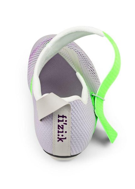 Fizik | Transiro Hydra Aeroweave | Carbon Triathlon Shoe | Violet / Green