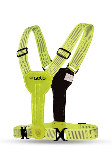 Gato | USB LED Sport Vest Ultra | Neon Yellow