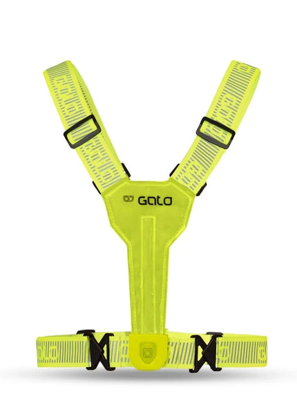 Gato | USB LED Sport Vest Ultra | Neon Yellow