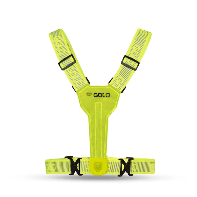 Gato | USB LED Sport Vest Ultra | Neon Yellow