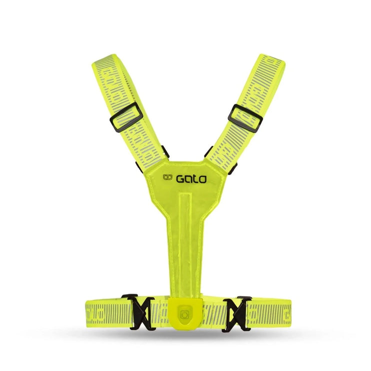 Gato | USB LED Sport Vest Ultra | Neon Yellow