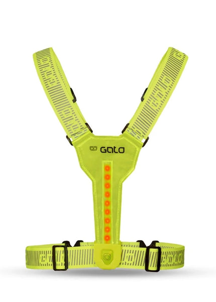 Gato | USB LED Sport Vest Ultra | Neon Yellow