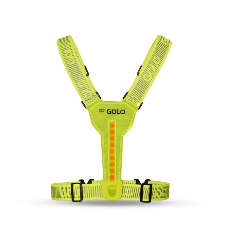 Gato | USB LED Sport Vest Ultra | Neon Yellow