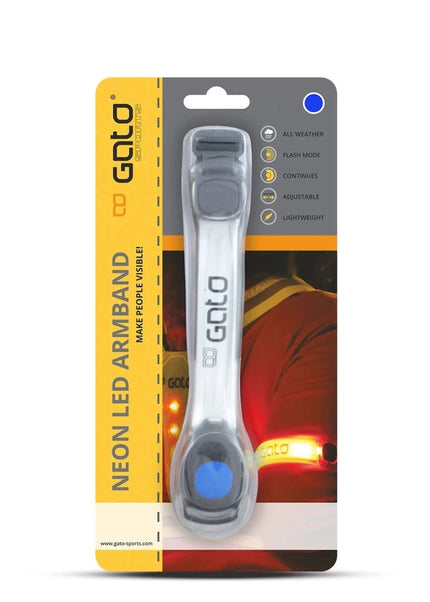 Gato | USB Neon Led Armband | Blue