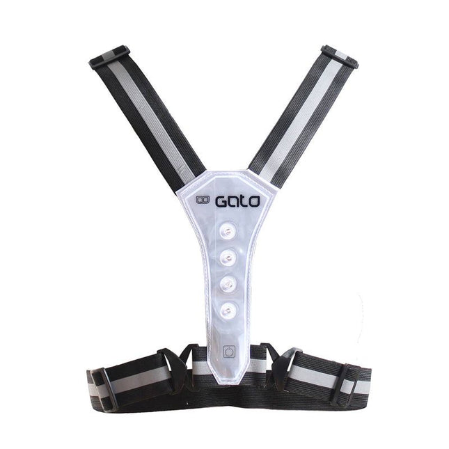 Gato | USB Led Sports Vest | Anthracite