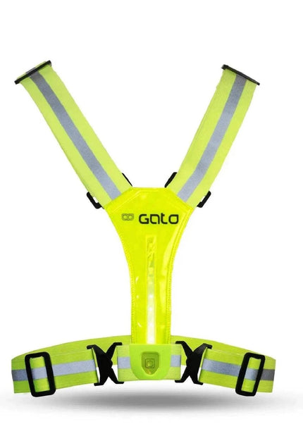 Gato | USB Led Sports Vest | Neon Yellow