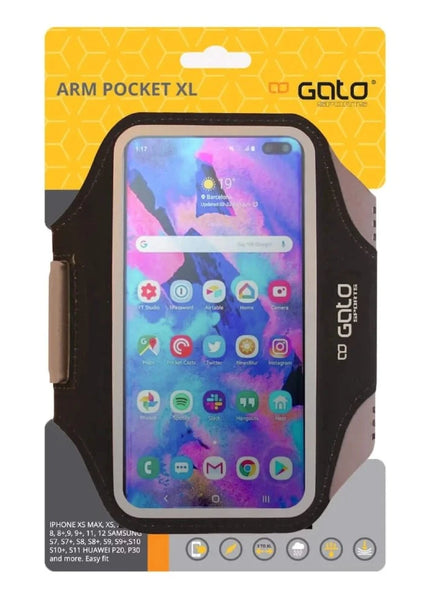 Gato | USB-Neon-LED-Armband | Blau