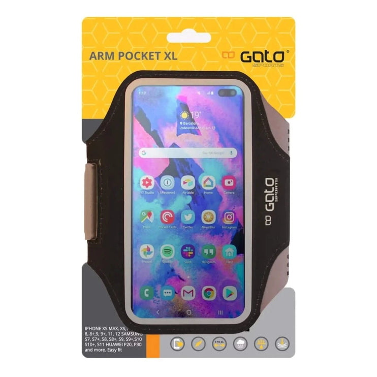 Gato | USB-Neon-LED-Armband | Blau