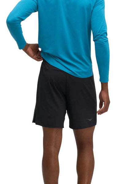 Hoka | 2-in-1 Glide Run Short | Black | Heren