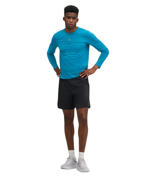 Hoka | 2-in-1 Glide Run Shorts | Black | Men's