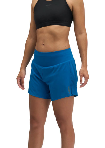 Hoka | 2-in-1 Glide Run Short | Night Glow Blue | Damen