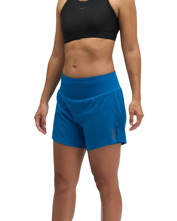 Hoka | 2-in-1 Glide Run Shorts | Night Glow Blue | Women's