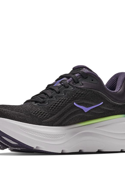Hoka | Bondi 9 | Black / Neon Dragonfruit | Dames