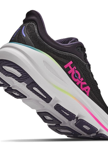 Hoka | Bondi 9 | Black / Neon Dragonfruit | Dames