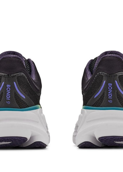 Hoka | Bondi 9 | Black / Neon Dragonfruit | Dames